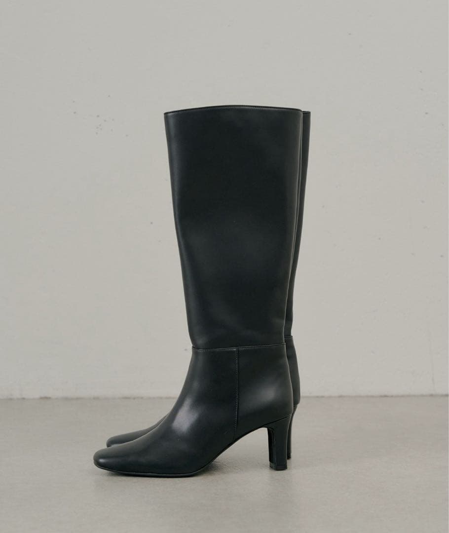 Chico ヒールレザーロングブーツ Lサイズ
