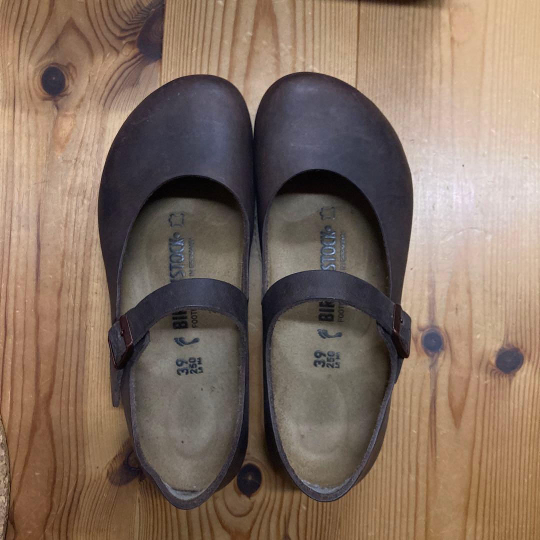BIRKENSTOCK MANTOVAブラウン ストラップシューズ 39