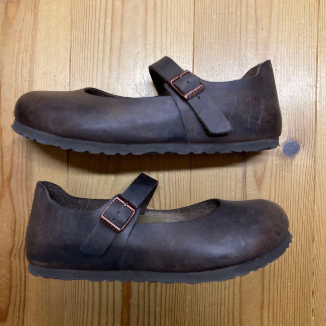 BIRKENSTOCK MANTOVAブラウン ストラップシューズ 39