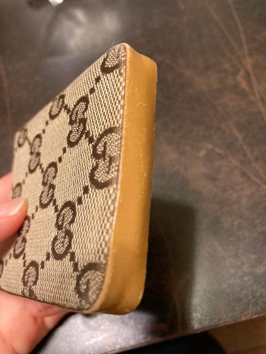 グッチ 名刺入れ GUCCI　GGキャンパス　スライド式