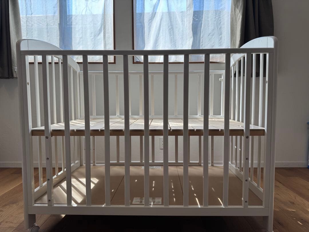 ベビーベッド　カトージ　KATOJI ホワイト　白