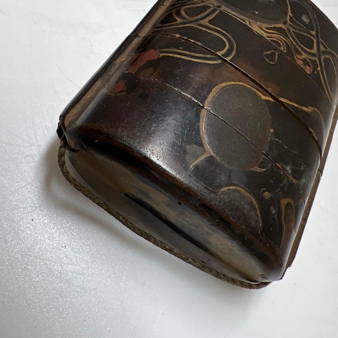 江戸時代　木製印籠、タバコ入　123g 東Y7-1204☆2Fタサオ