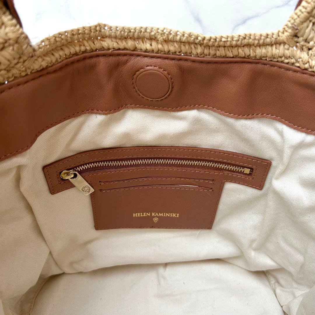 ヘレンカミンスキー ラフィア トートバッグ CassiaS 2way ショルダー