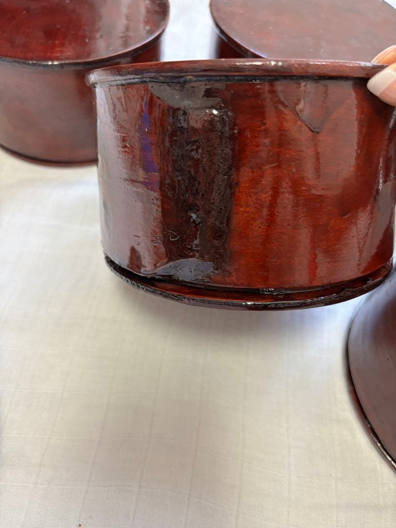 秋田　曲げわっぱ　丸弁当箱　昭和レトロ　レア