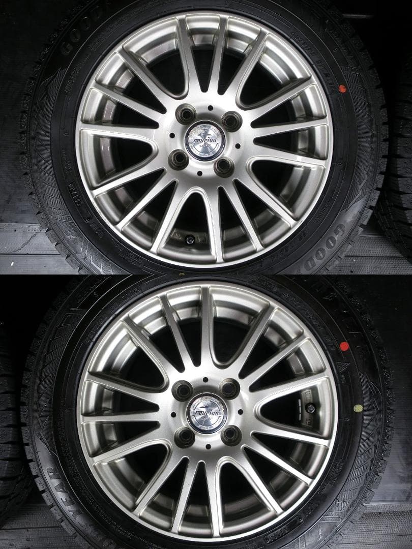 極上9.5分山 2023年製 スタッドレス 165/70R14 アクア ヴィッツ