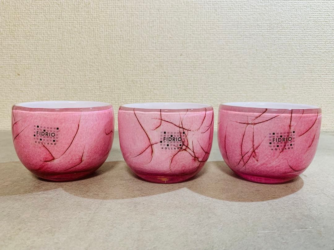 k0905-10★FIDRIO 花瓶 フラワーベース 花器 ガラス製4個セット