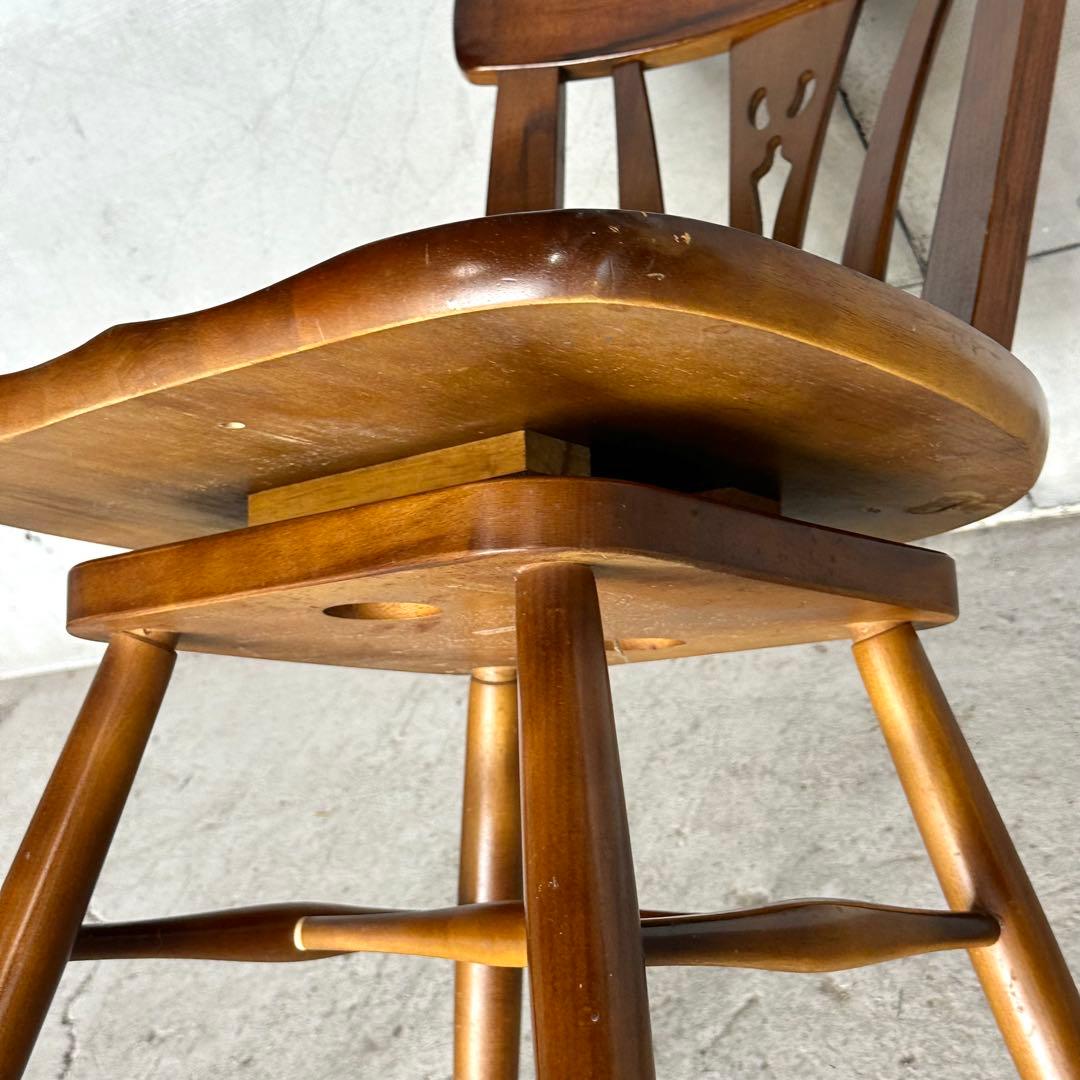 karimoku カリモク COLONIAL 回転式チェア 木製クラシック 椅子