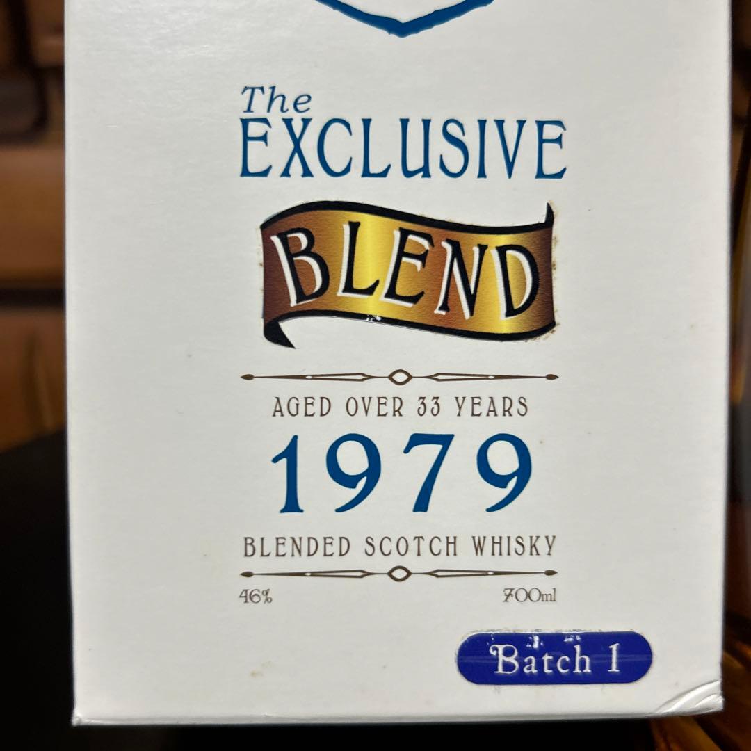 ウイスキー The Exclusive Blend 1979 Batch1 over33y