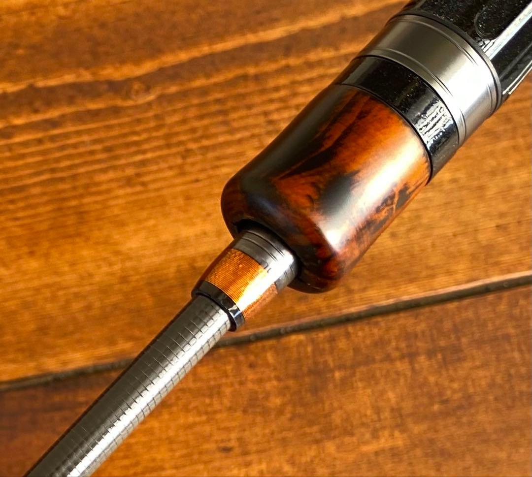 トラウトロッド　4ft9inch ウッドグリップ　ベイトテレスコロッド　渓流釣り