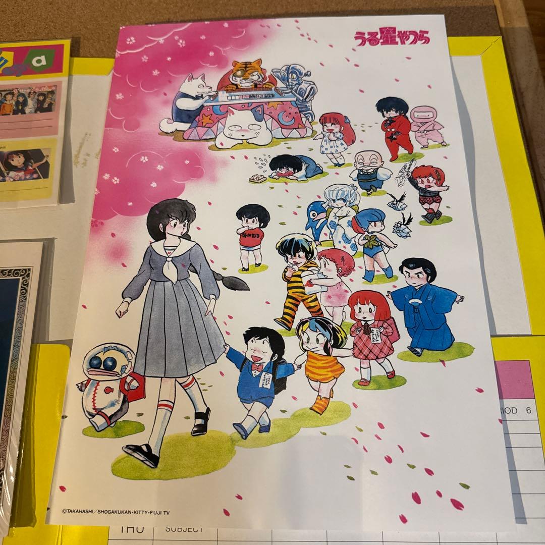 当時物うる星やつら グッズコレクション　LPバッグノートなど