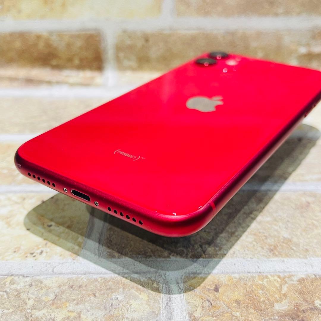 SIMフリー iPhone11 256GB レッド バッテリー良好