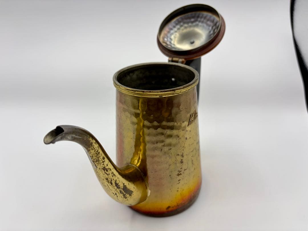 ※希少:Kalita 蝶番付き銅ポット0.7l &1.5l
