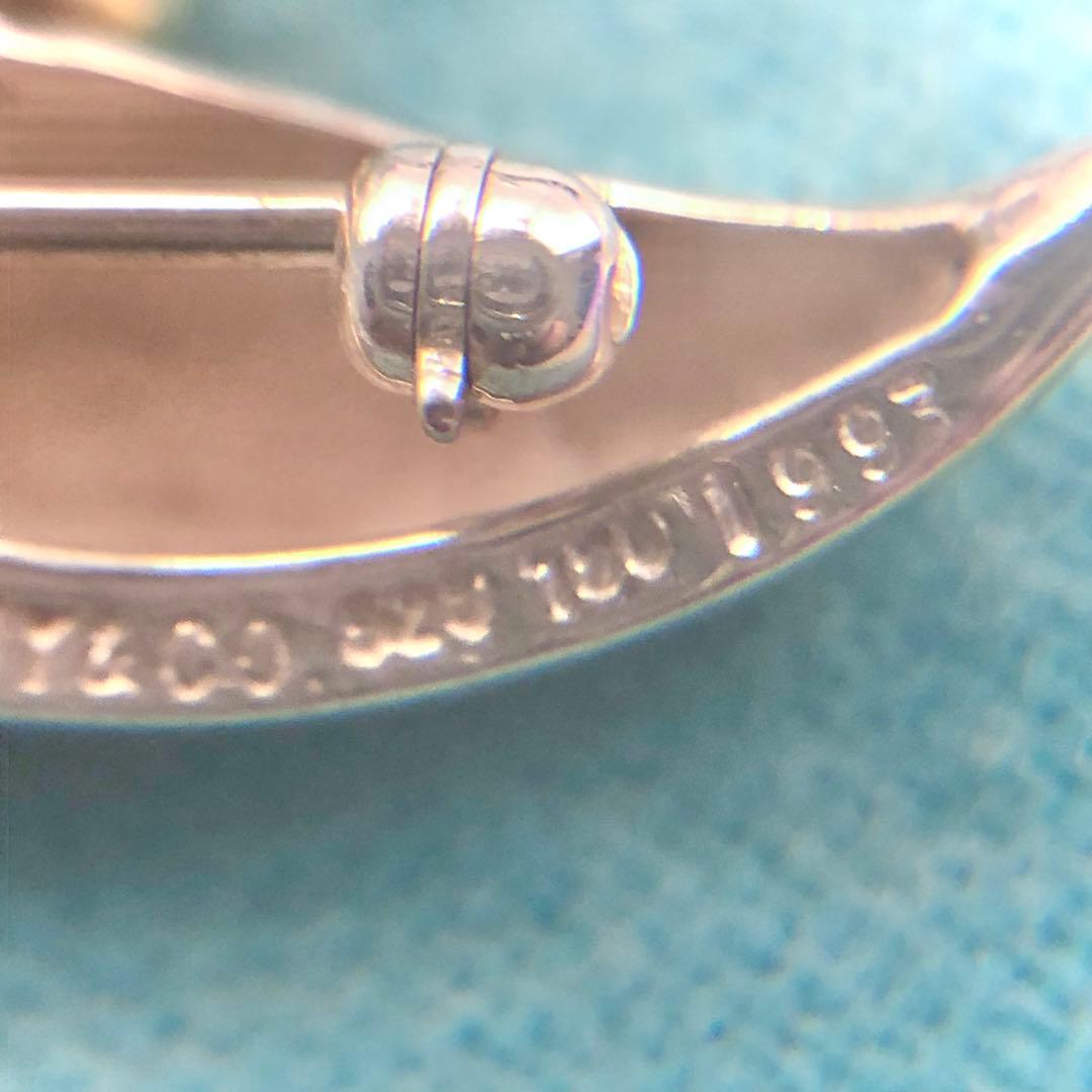 希少 ティファニー ファイヤーワークス ブローチ 925×750 オニキス 美品