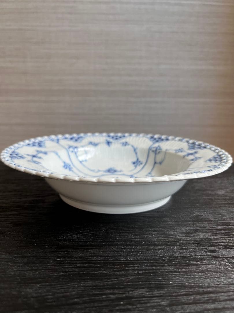 極美品◼️ロイヤルコペンハーゲン　フルレース ディーププレート 23cm