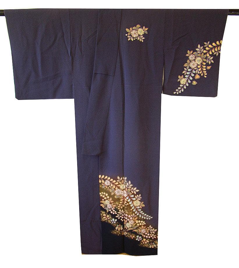「翠山工房」 辻が花 附下げ・訪問着（正絹）仕立上り＜HH2244hana