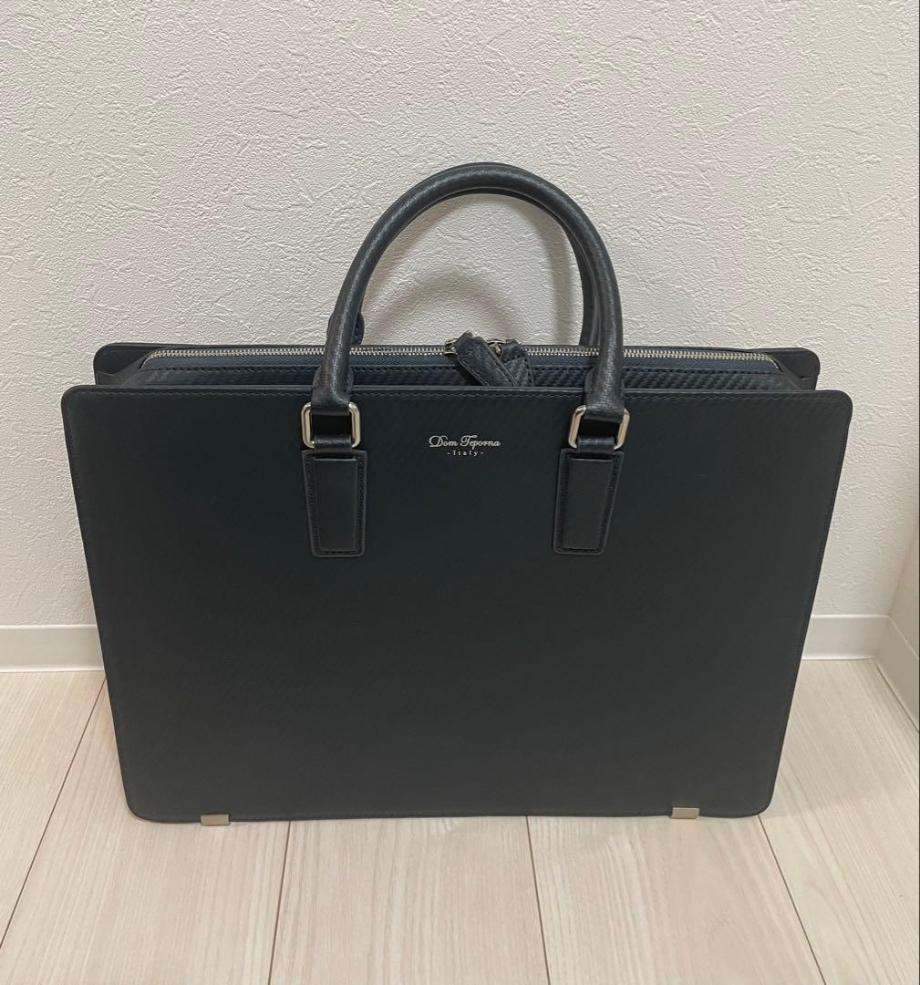 [Dom Teporna] 2way ビジネスバッグ 牛革 PCバッグ