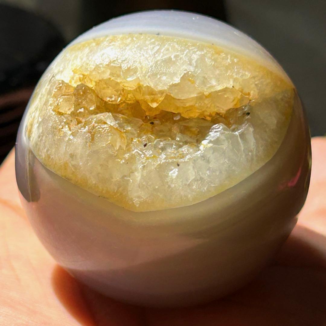 ☆別格高級品！福運大黒秘宝⑧！水晶　アゲート　クラスター　原石　ドーム　置物