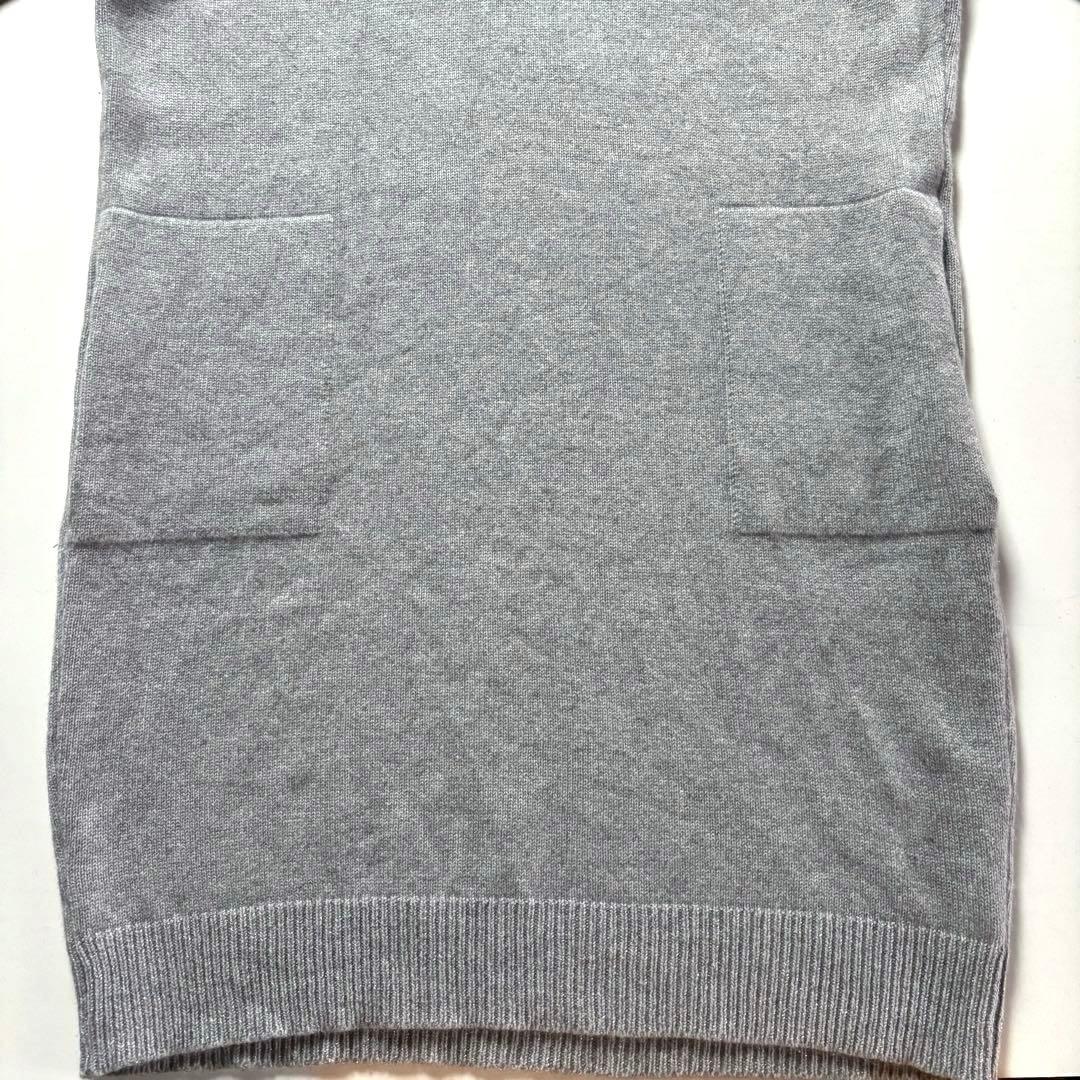 【美品】PESERICO ペセリコ　カシミヤ　シルク　タートルニットワンピース