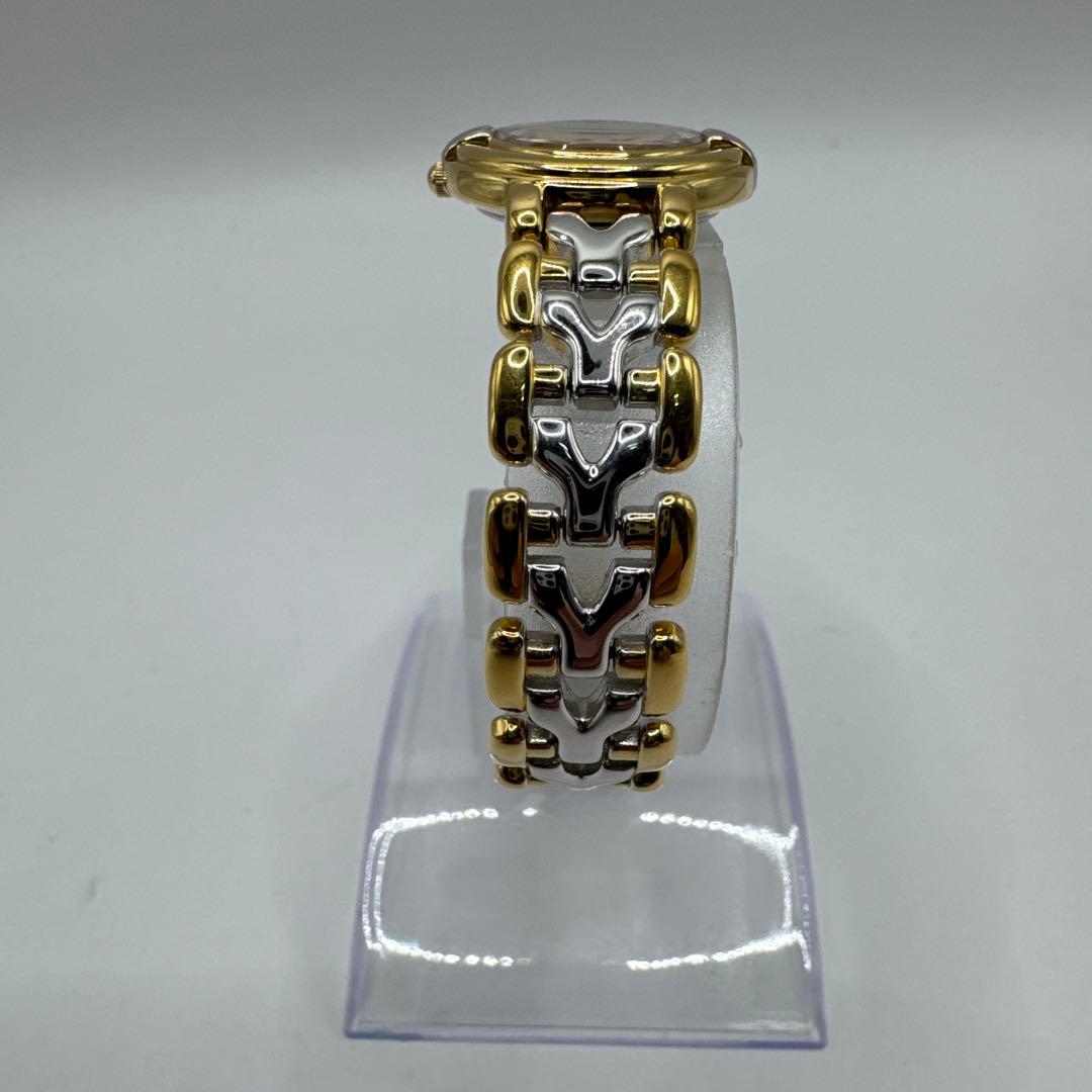 イヴサンローラン YSL コンビ ローマン 腕時計　ゴールド文字盤 予備コマ付