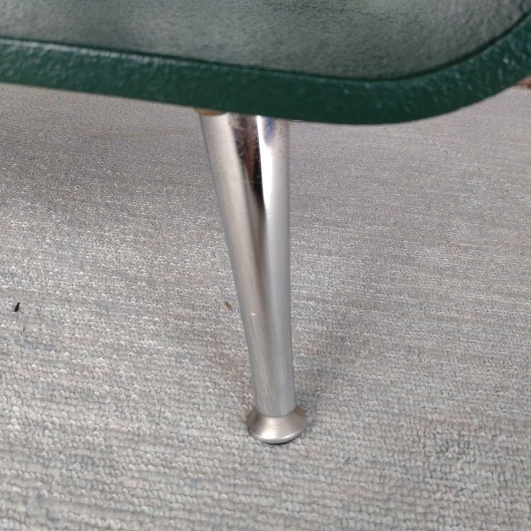 n*a様 【レア品】ダークグリーン サイドテーブル レトロ　昭和