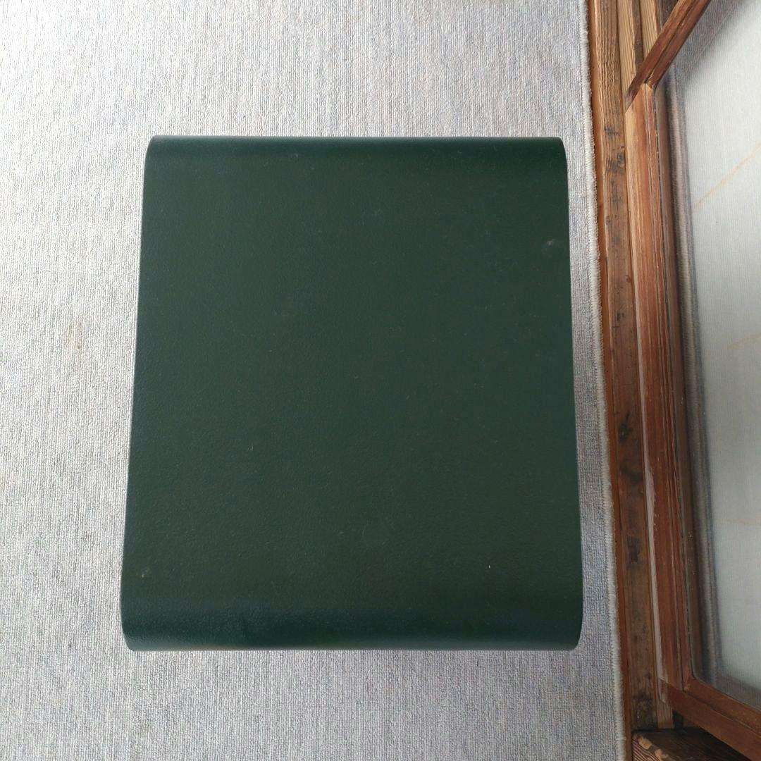 n*a様 【レア品】ダークグリーン サイドテーブル レトロ　昭和