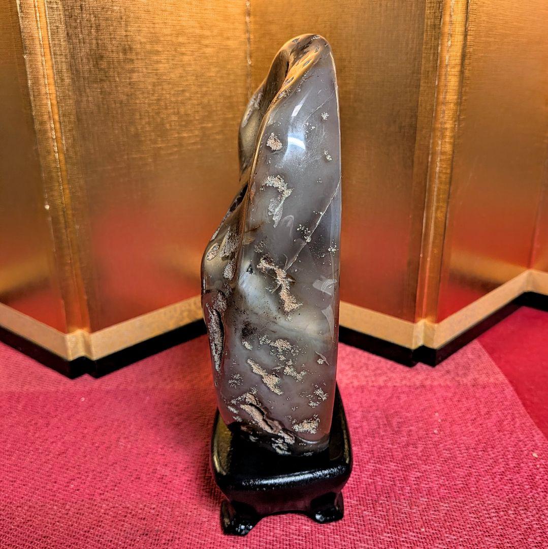 メノウ 1.8㌔ 鑑賞石 観賞石 水石 盆石 天然石 鉱物 ジャスパー