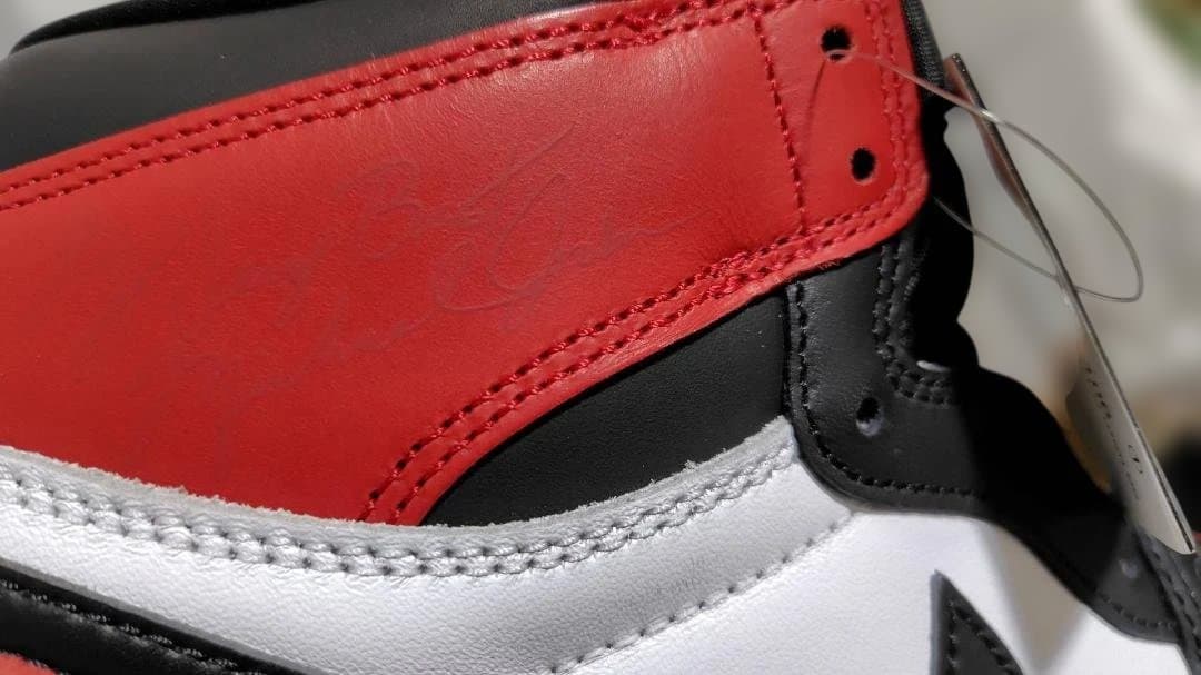 【未使用】NIKE Air Jordan 1 BlackToeつま黒 28.5