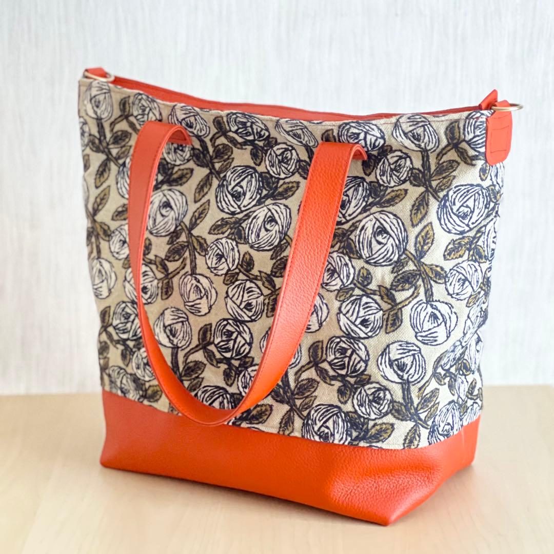 専用　ミナペルホネンrosy＆本革トートバッグ