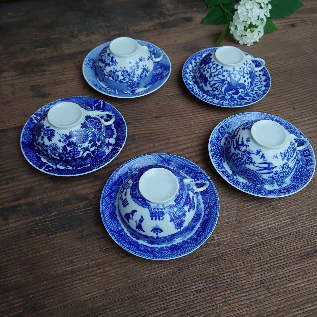 【ご成約】大聖寺伊万里 色絵 輪花縁 4寸皿 と骨董の器 おまとめ