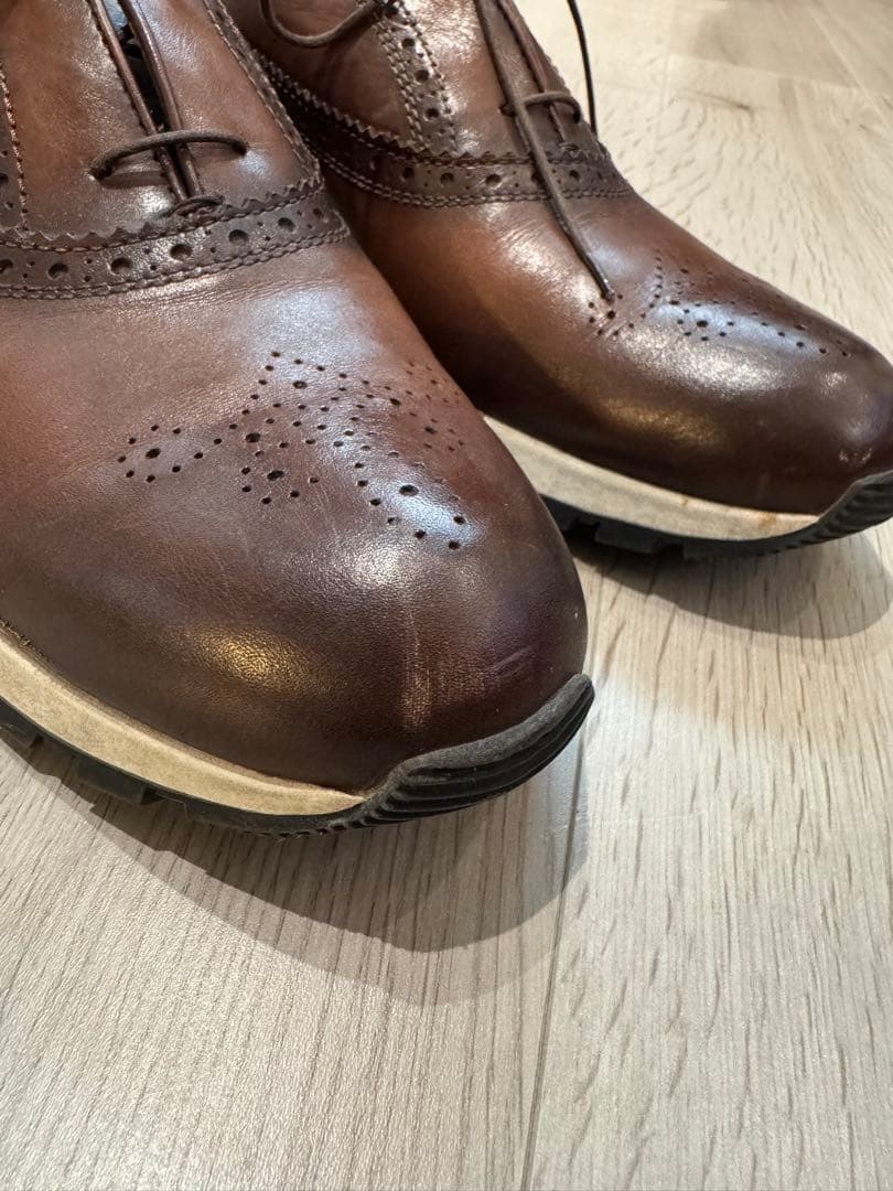 ベルルッティ ファストトラック パティーヌレザースニーカー