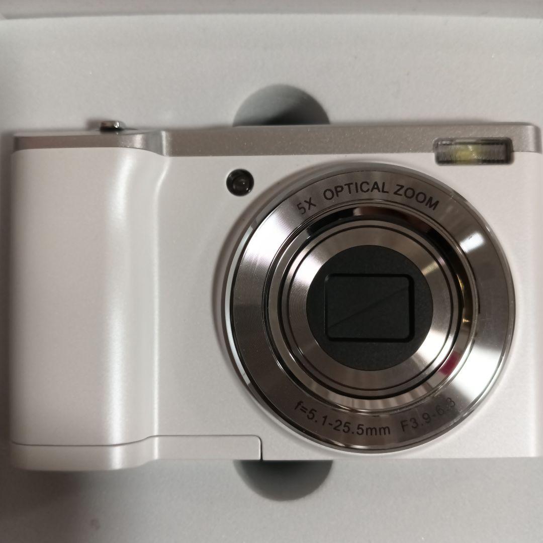 Kenko KC-ZM08 ホワイト コンパクトデジタルカメラ　SDカード付き