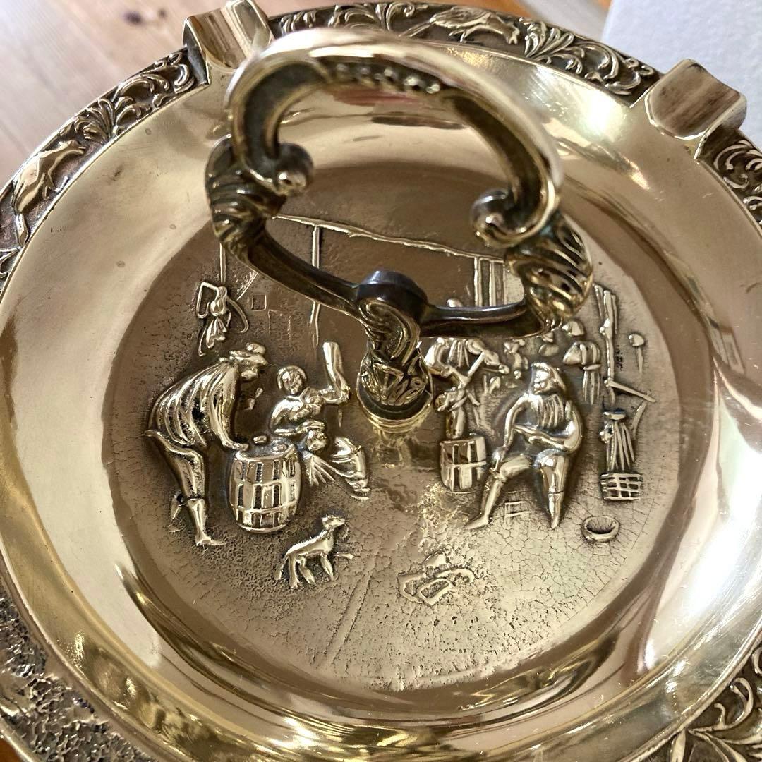 スモーカーズスタンド　アッシュトレイ 灰皿　真鍮