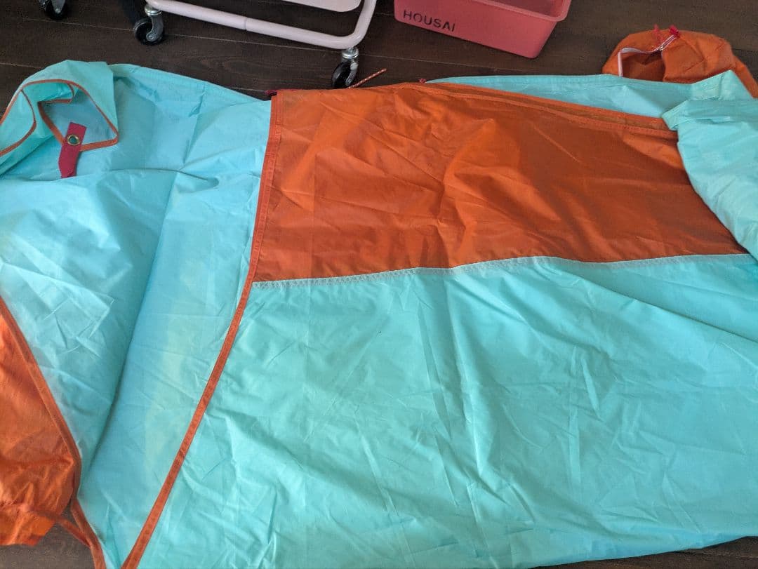 CHUMS ティールオレンジ タープ