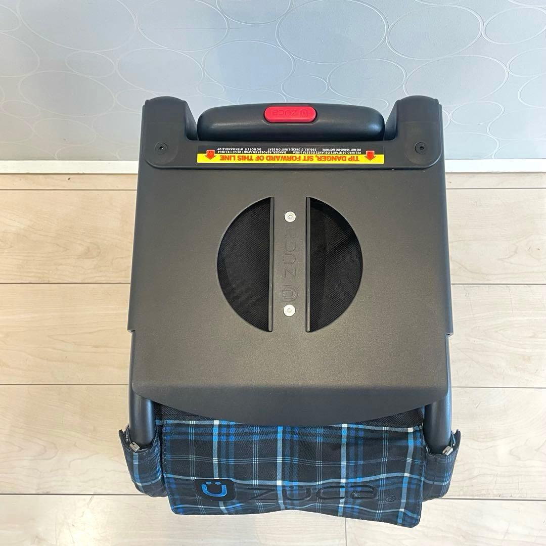 【美品】ZÜCA ズーカ キャリーバッグ 座れる スポーツ 旅行 遠征 チェック