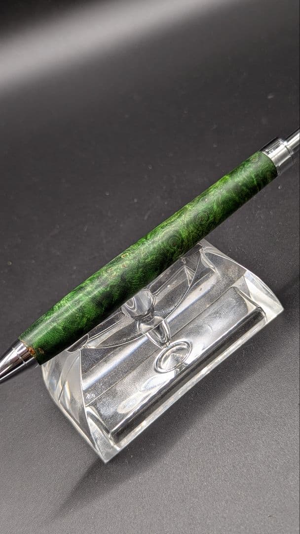 395ペン工房翌檜　スタビライズドウッドバーチバール　木軸シャーペン　ボールペン