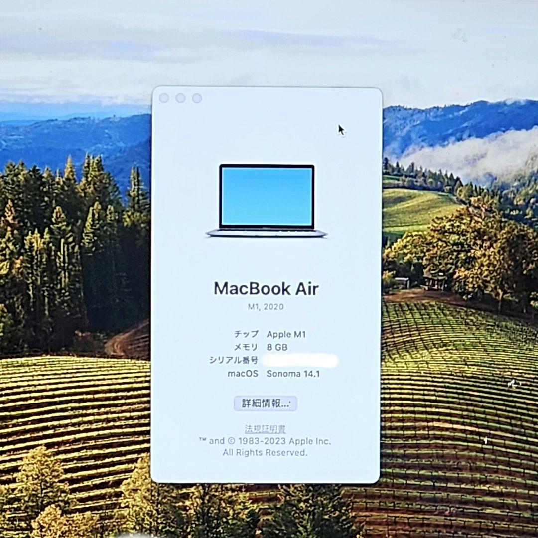 Apple MacBook Air 13インチ (2020,M1) 本体