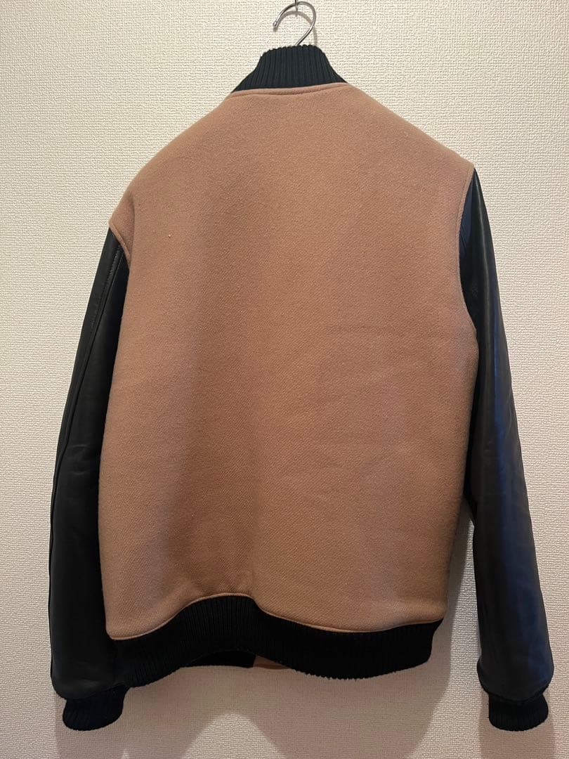 ジャケット・アウター WACKO MARIA LEATHER VARSITY JACKET