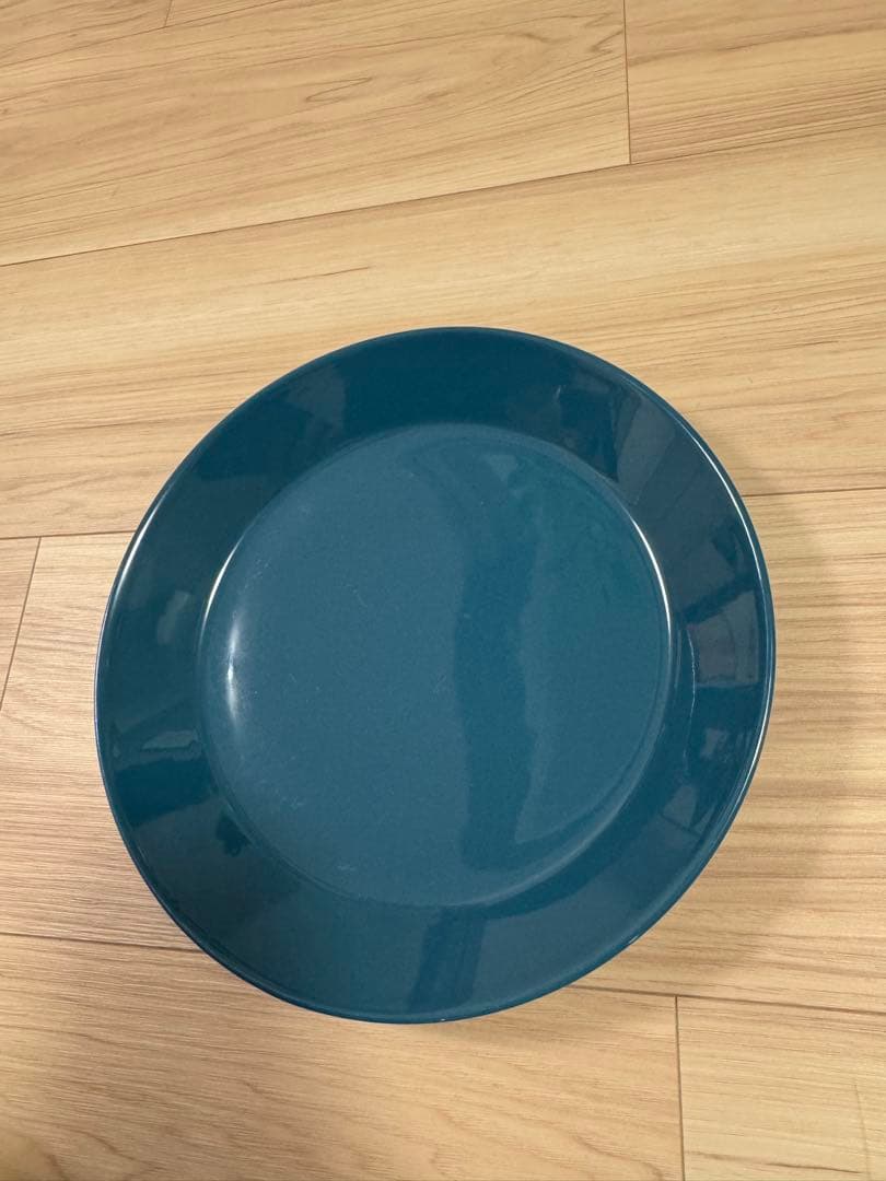 希少 廃番 イッタラ ティーマ プレート 21cm 2枚セット ペトロールブルー