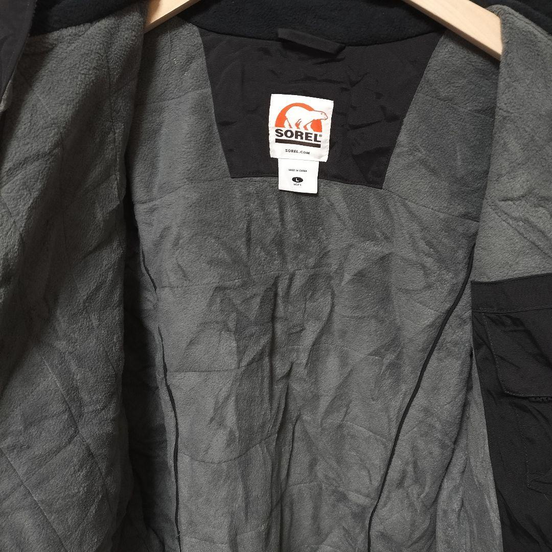 SOREL 防寒防水　裏起毛　ジャケット　スノボー　スキー　ブラック L
