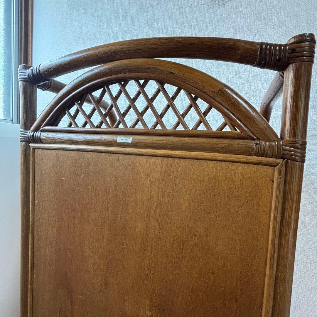 藤ラタン　チェスト　6段引き出し　カゴ収納家具　箪笥　整理棚