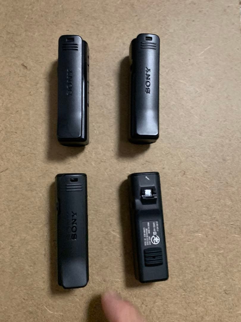 【説明欄必読】 2台セット★ SONY ワイヤレスマイクロホン ECM-AW4