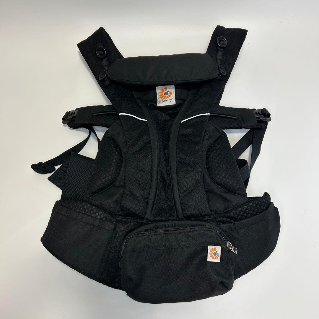 【極美品】エルゴベビー 抱っこ紐 オムニブリーズ メッシュ オニキスブラック