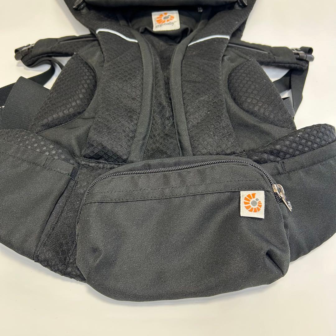 【極美品】エルゴベビー 抱っこ紐 オムニブリーズ メッシュ オニキスブラック