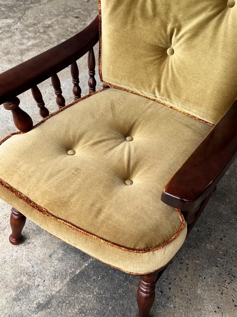 【柏木工】1人掛けソファ アームチェアB 肘付き ラウンジチェア ヴィンテージ