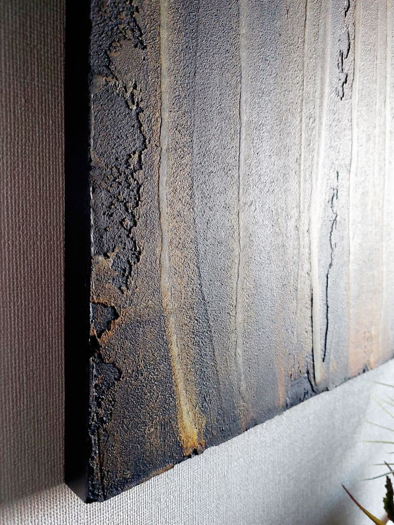 テクスチャーアート★73×51.5×2.5㎝　抽象画 現代アート　インテリア