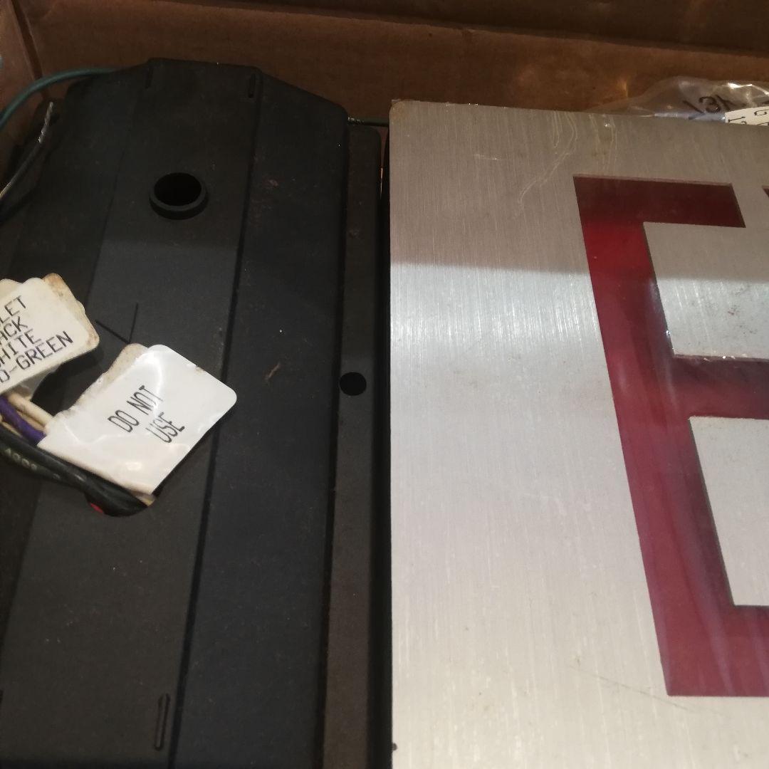 M●希少☞Big Beam☜USヴィンテージExit Sign