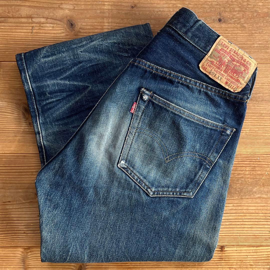 色落ち激渋 90s Levi's501XX 1955 赤耳 555 ハチノス極上