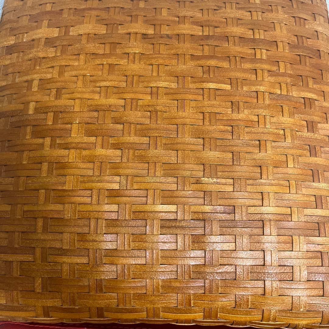 本革インポート　オットマン　スツール 約40cm