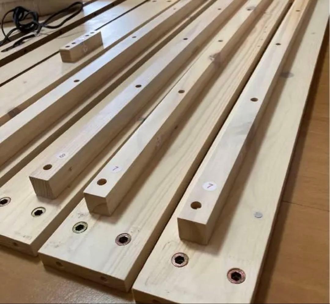 ✨美品❣️✨【ダンスのゲン】シングル宮付きすのこベッド♪フレーム単品／コンセント付