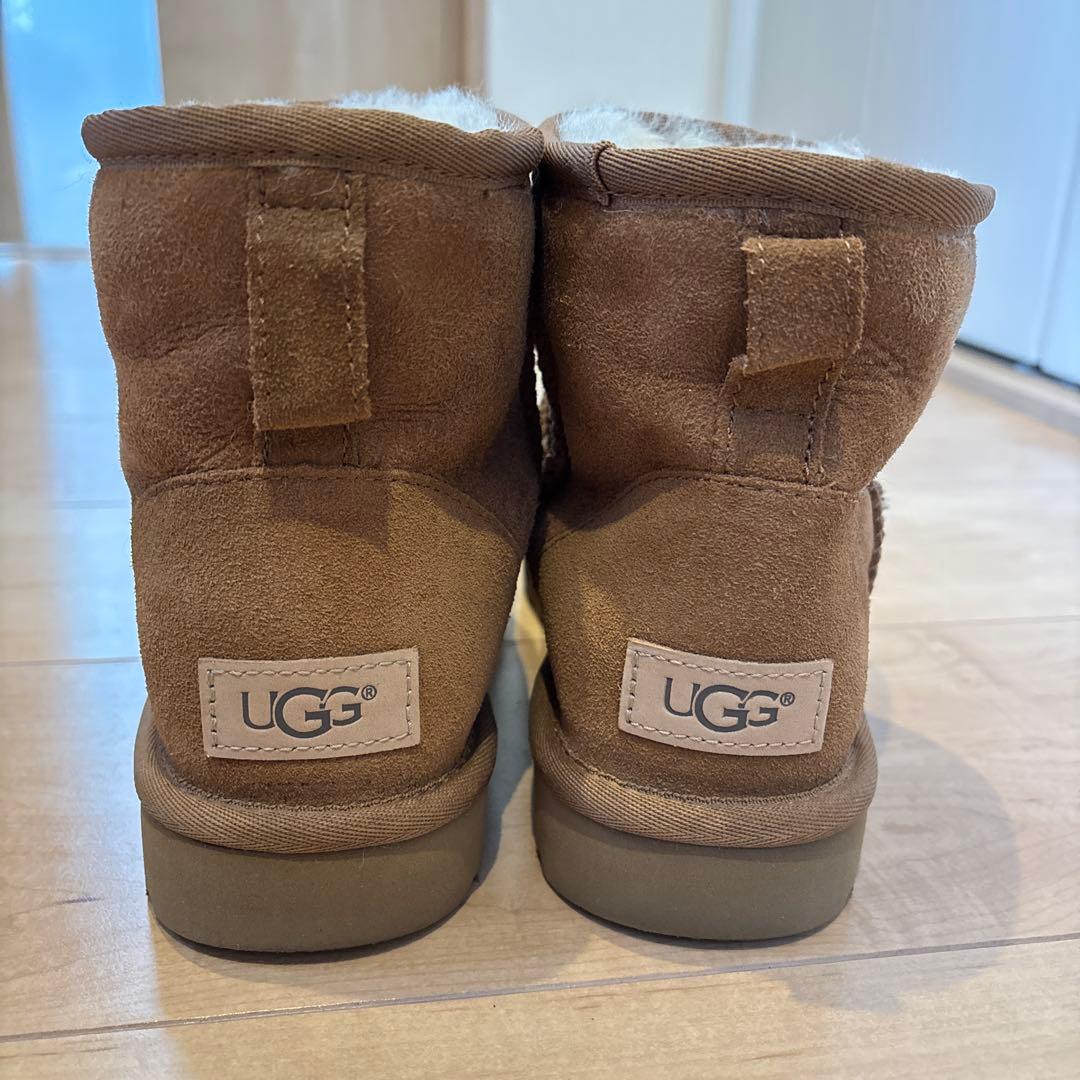【美品】UGG ブラウン ムートンブーツ　24cm